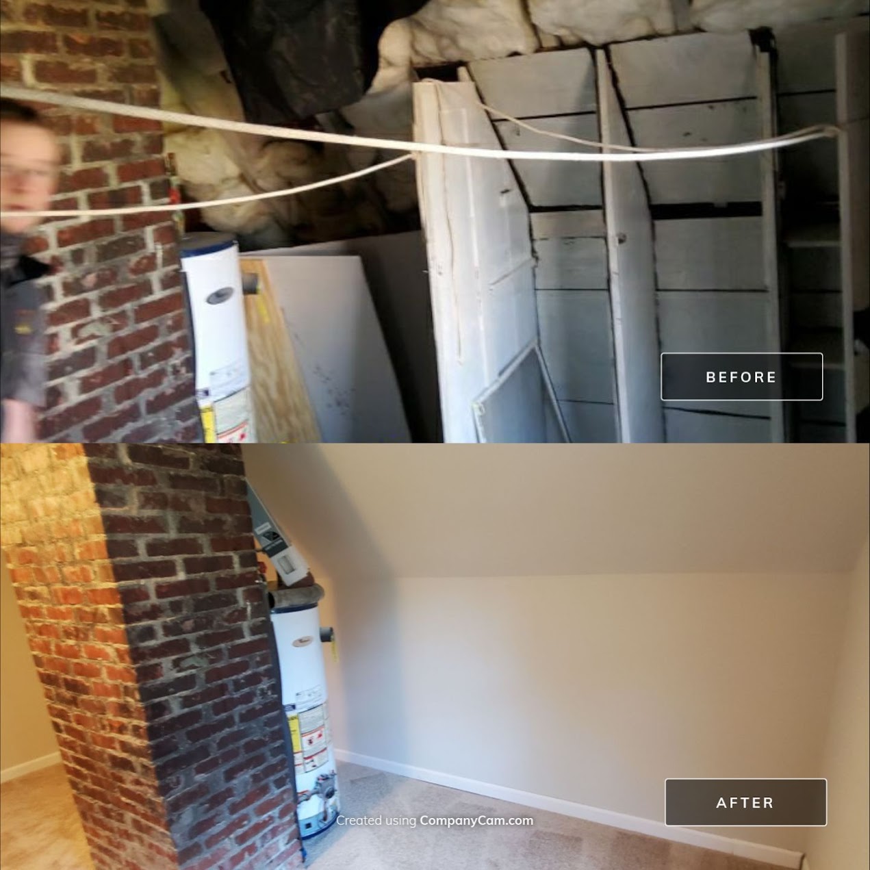 Attic Turned Living Space